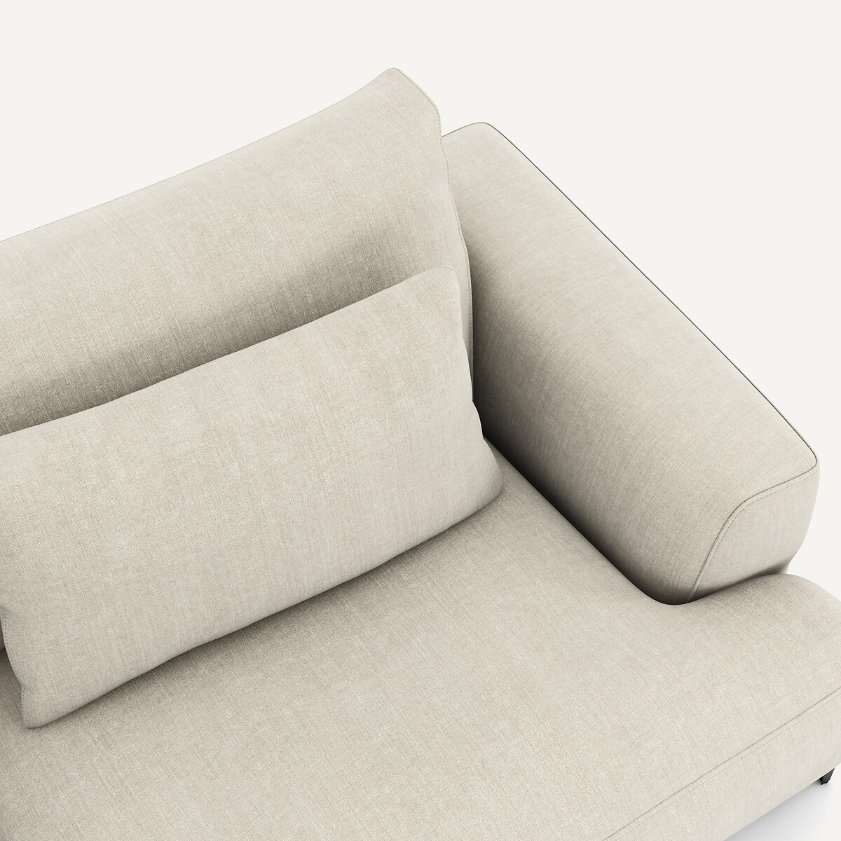 AM.PM<br>Sofá-cama de 4 lugares em linho de algodão, Marsile