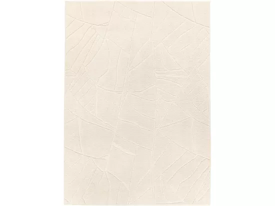 Tapis lavable abstrait crème - Rome 74 Crème 160*220