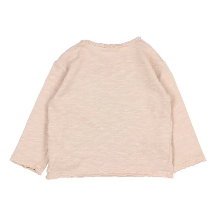 Búho T-Shirt Coton Bio Flammé Faon | Sable