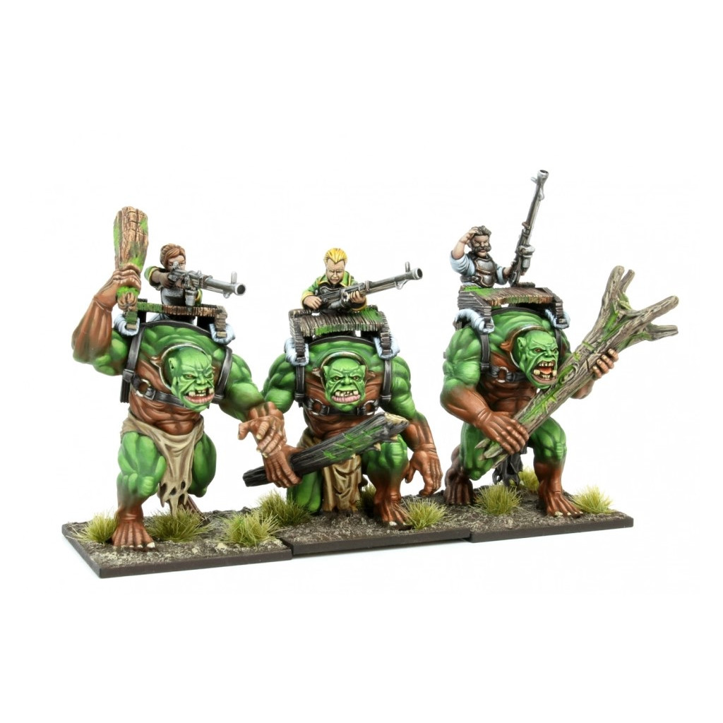 Kings of War - Kings of War Halfling Forest Troll Gunners Regiment
