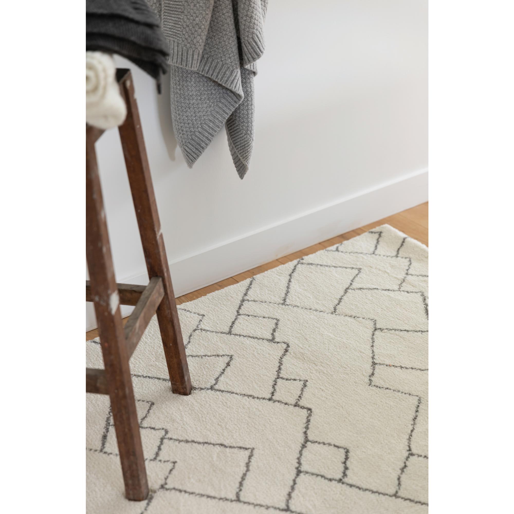 Tapis aspen naturel 160 x 230 cm