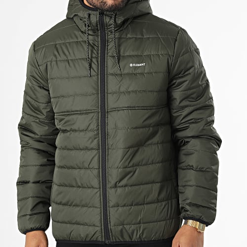 Doudoune Capuche Alder Vert Kaki