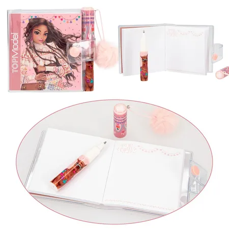 Depesche TOPModel Mini Notizbuch mitKugelschreiber COSY, 1 Stück, 2-fach sortiert