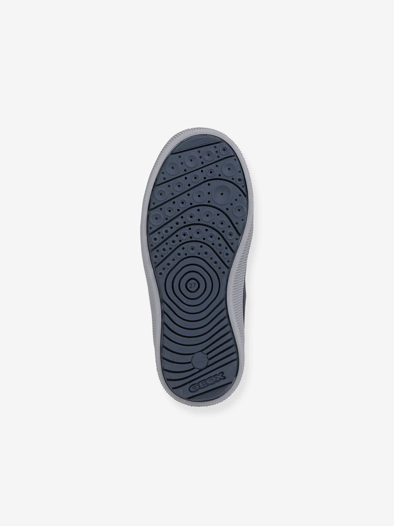 Tênis MID J Arzach Boy GEOX®, azul escuro liso com estampas.