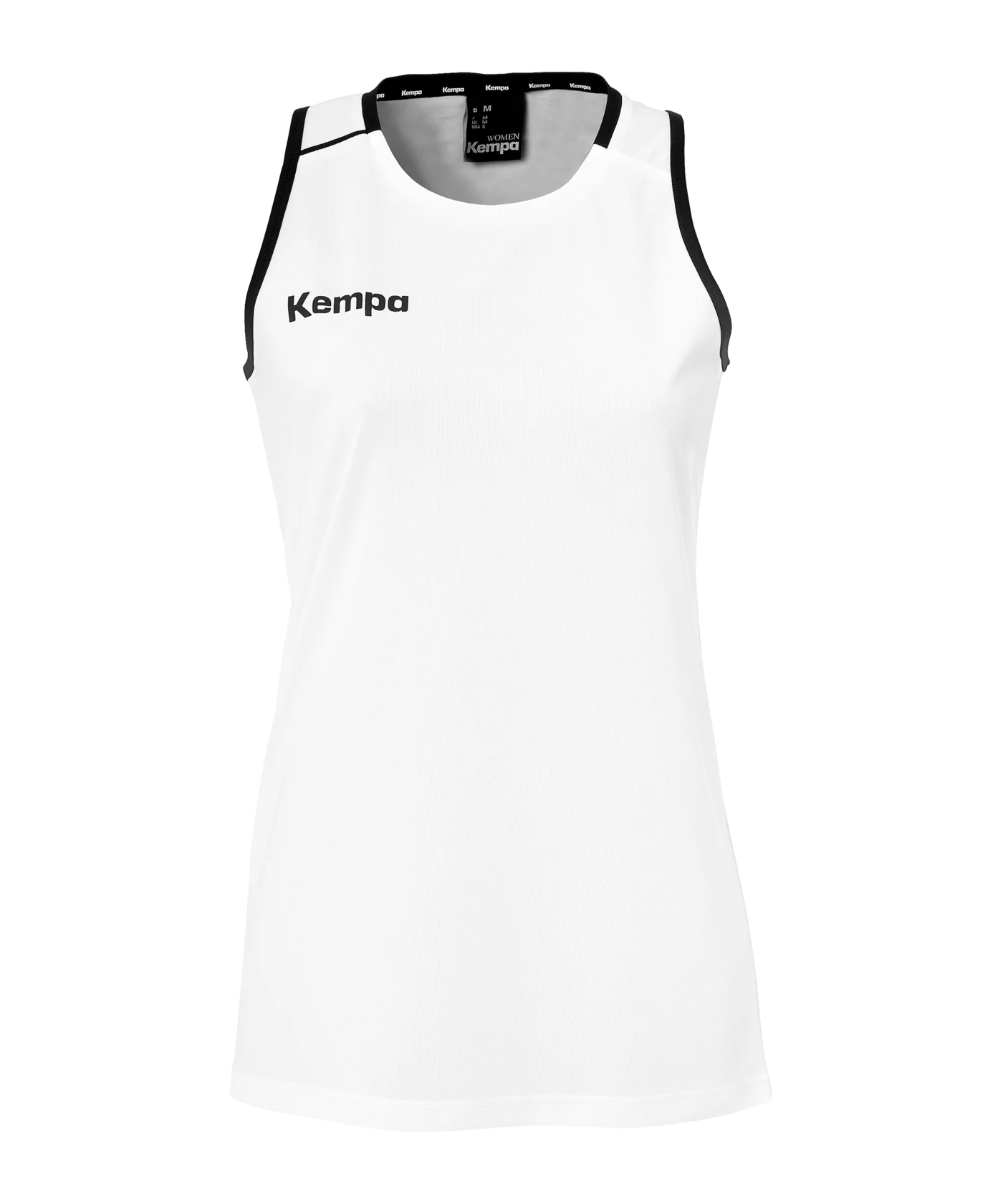Kempa Player Tank Top Damen Weiss Schwarz F05