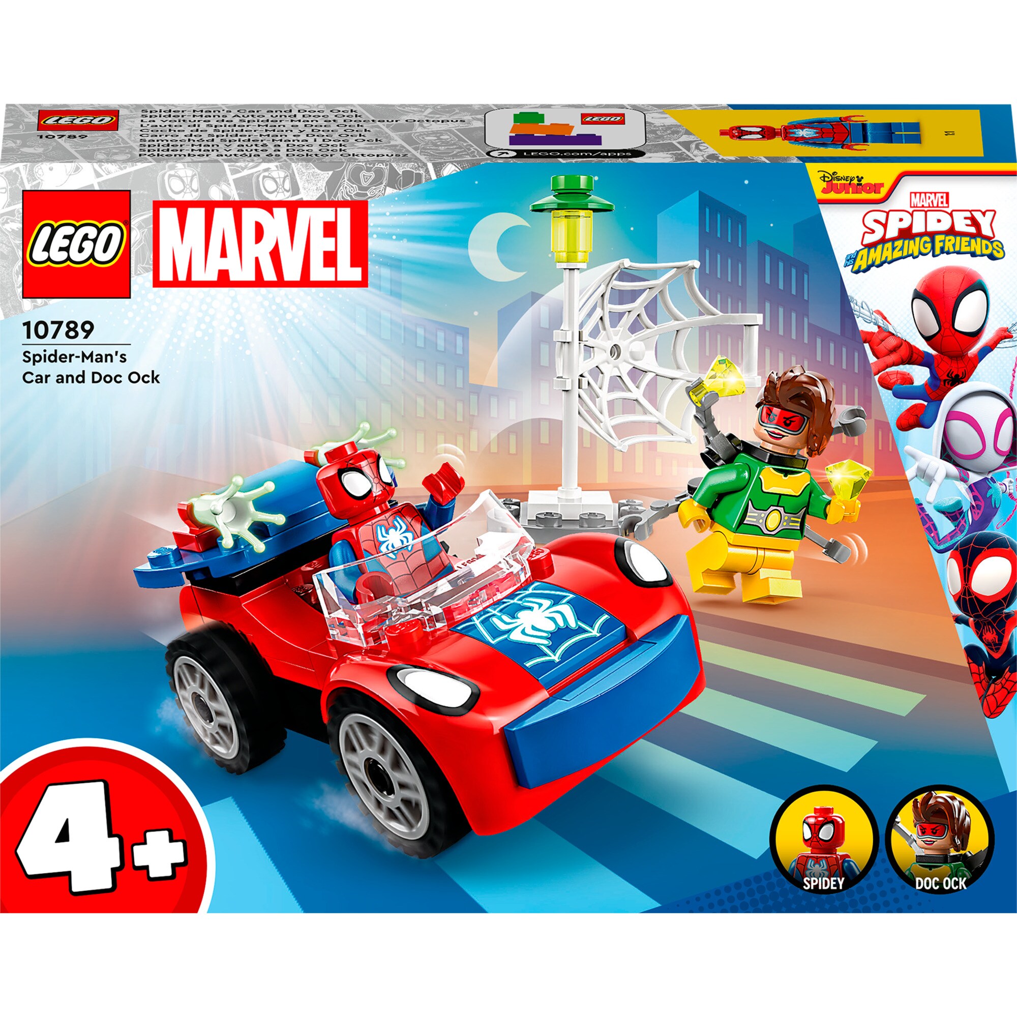 LEGO Konstruktionsspielzeug Marvel Spidey und seine Super-Freunde Spider-Mans Auto und Doc Ock