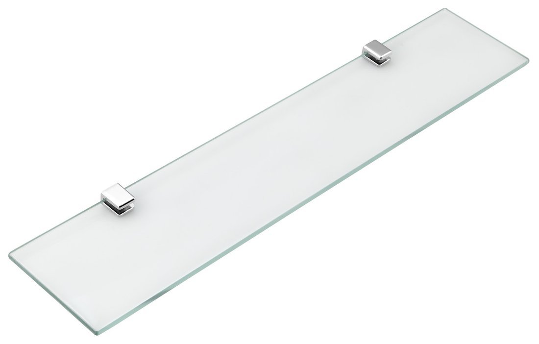Aqualine Samba glazen planchet 50x10cm chroom