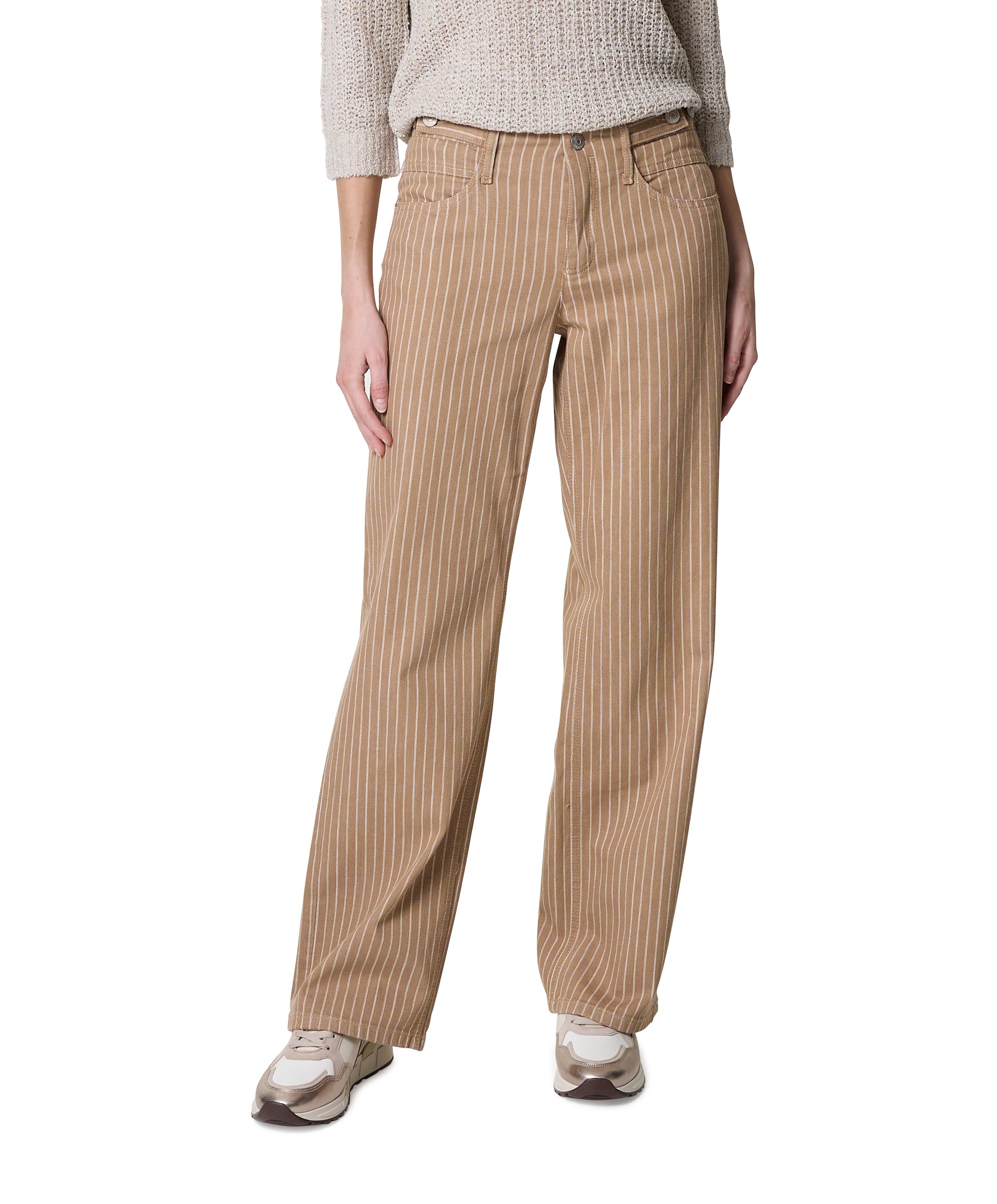 Toni Liv New Wide dames jeans beige