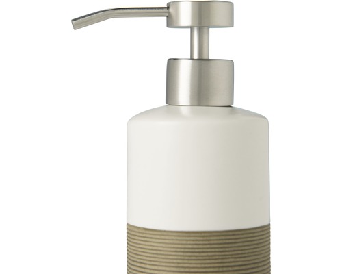 Doppio ecru zeepdispenser
