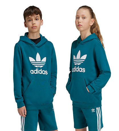 adidas Originals H?ttetr?je - Trefoil - Petroleum