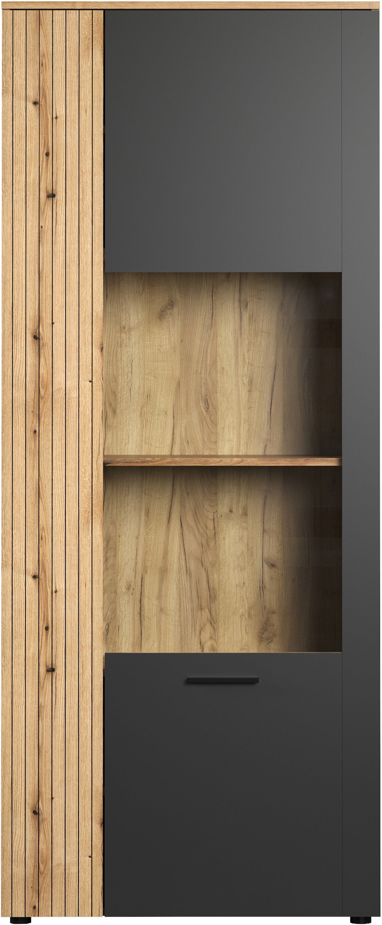 INOSIGN Standvitrine »Estepona« 1 Stk. tlg. Standvitrine mit 2 Türen - (B/T/H) 80/42/195 cm