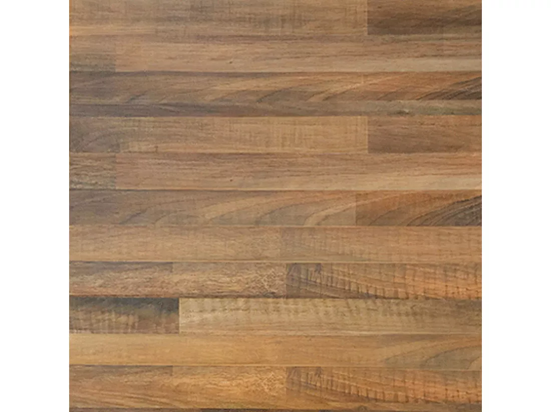 Mange-debout 60 x 60 cm - modèle Rome bois noyer lamellé
