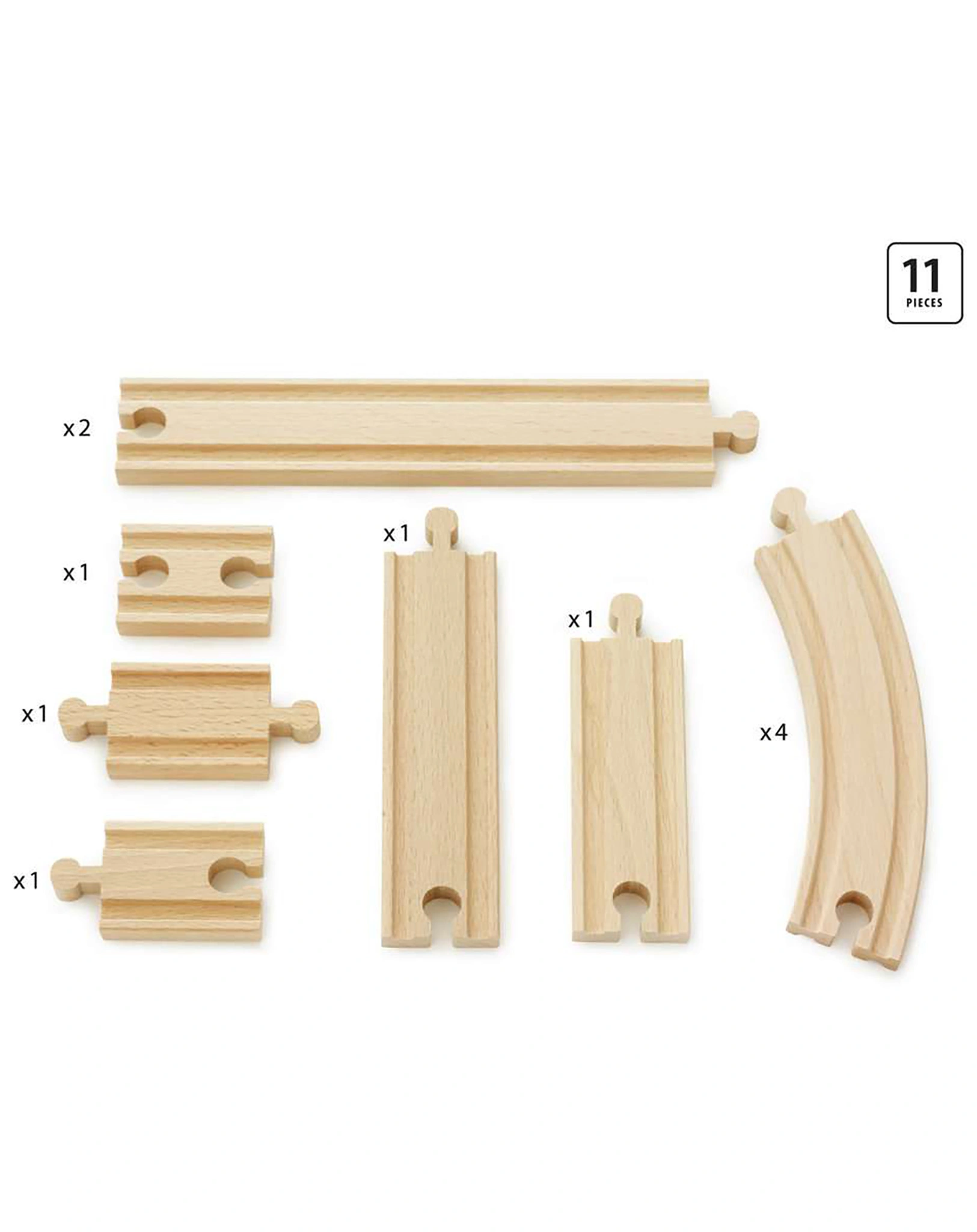 Brio Kleines Schienen-Sortiment, 11-teilig
