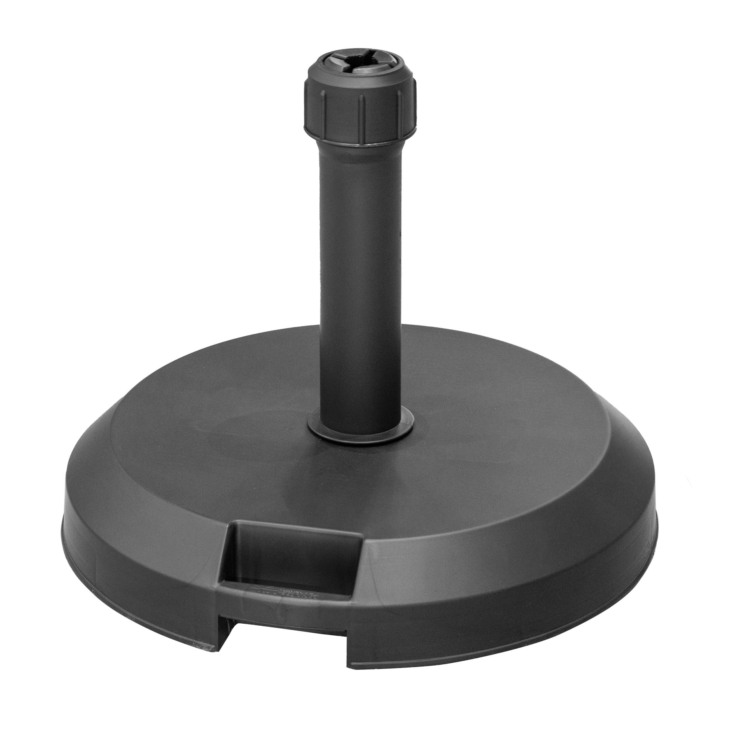 PIED PARASOL BETON 29 KG NOIR