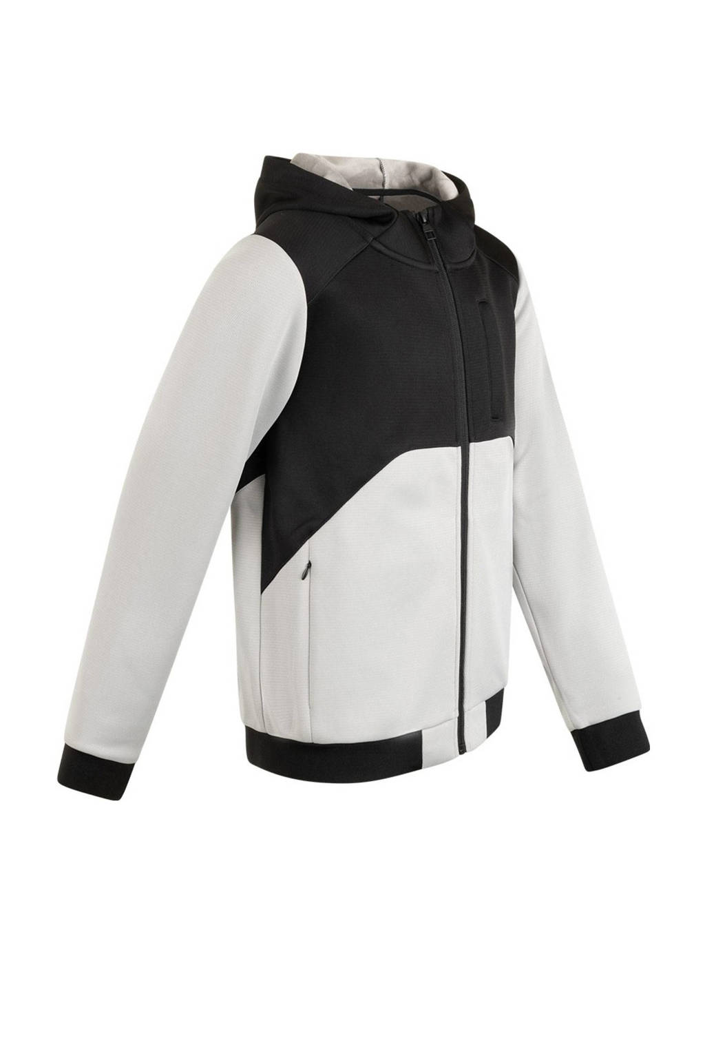 Cruyff fleece vest zwart/grijs