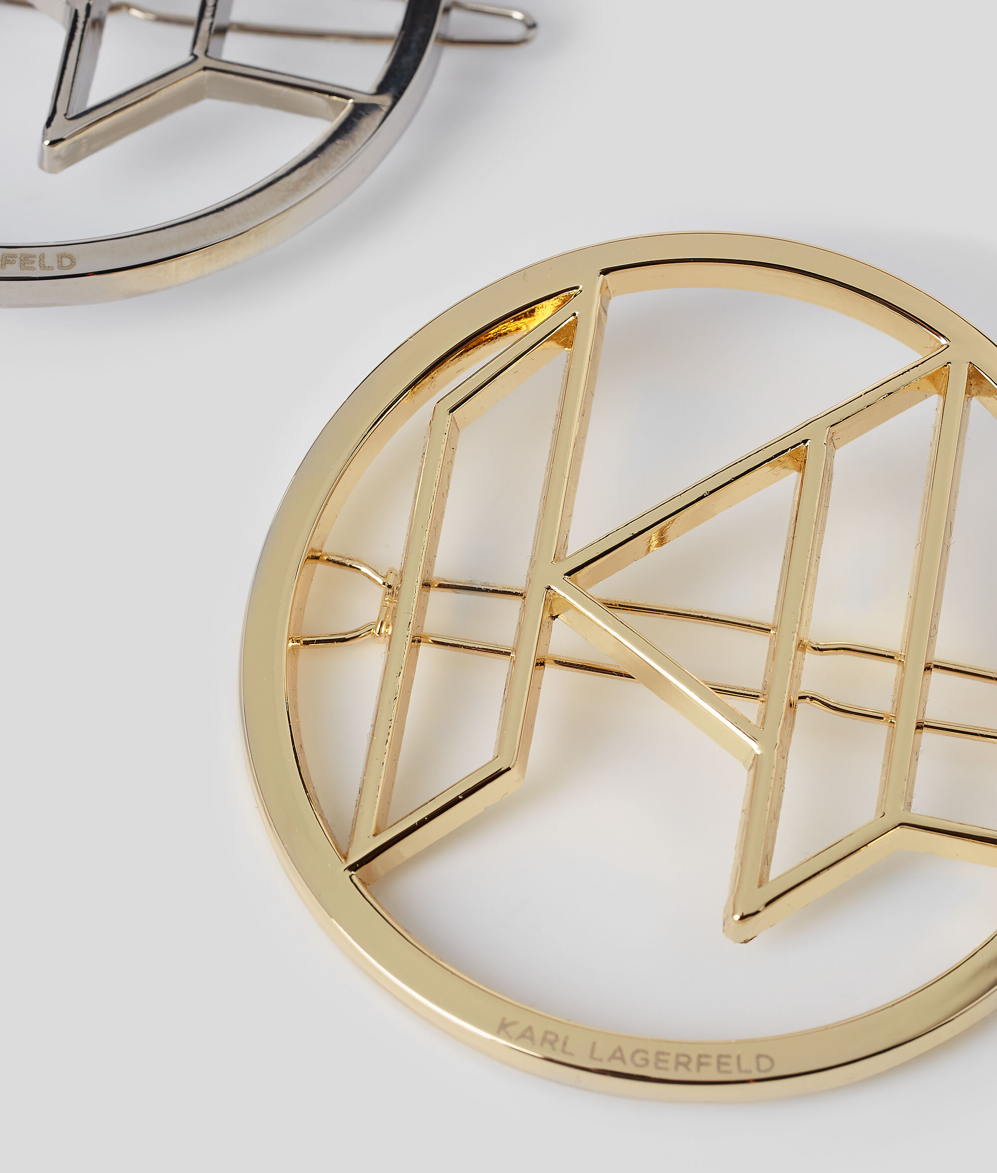 PINCES À CHEVEUX KL MONOGRAM – LOT DE 2