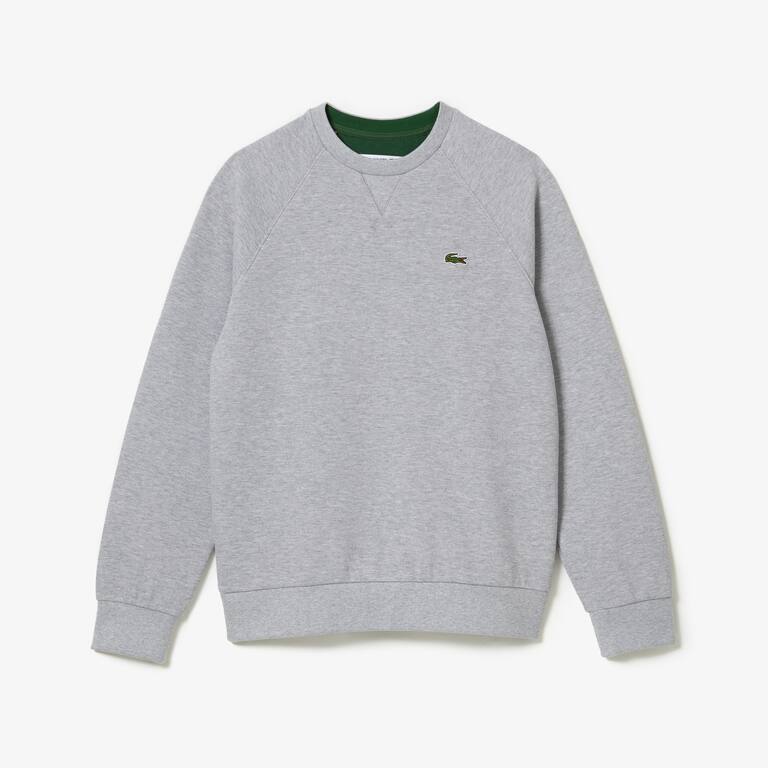 Sweatshirt Jogger à col rond double face piqué Sweatshirts - Gris - Lacoste - Femme