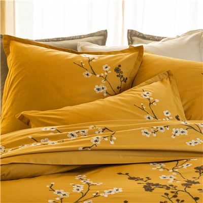 Linge de lit percale brodée - BECQUET CRÉATION