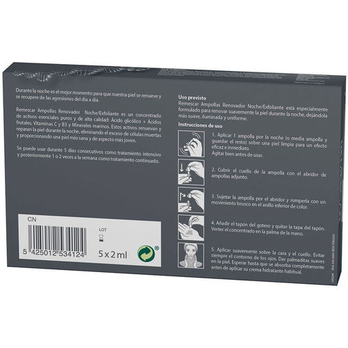 Remescar - Intensive Reparation Exfoliante Renovador Noche Ampollas 2 X