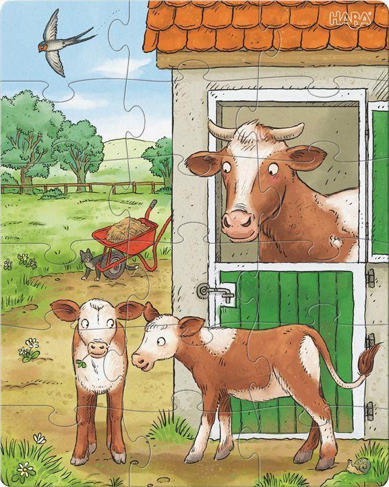Puzzle BAUERNHOFKINDER 12/15/18-teilig