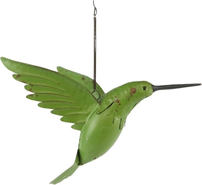 HBX tuinwanddecoratie Merel groen 31,5 x 22 x 23 cm