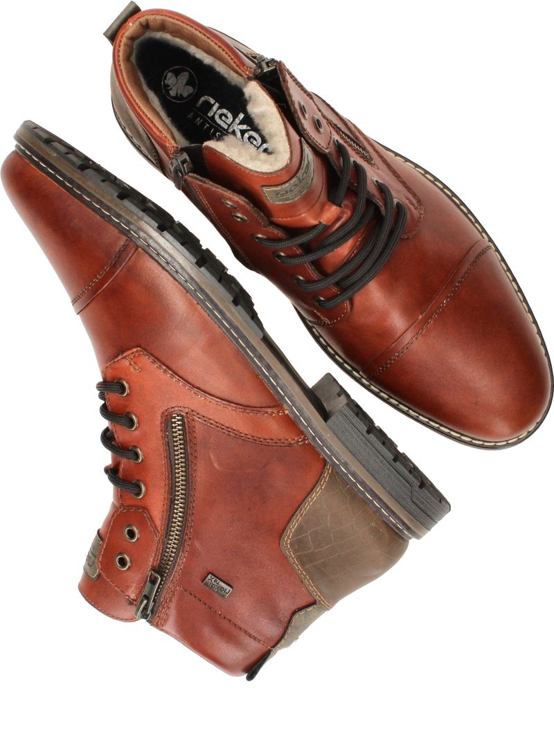 Rieker Veterboots Bruin Heren