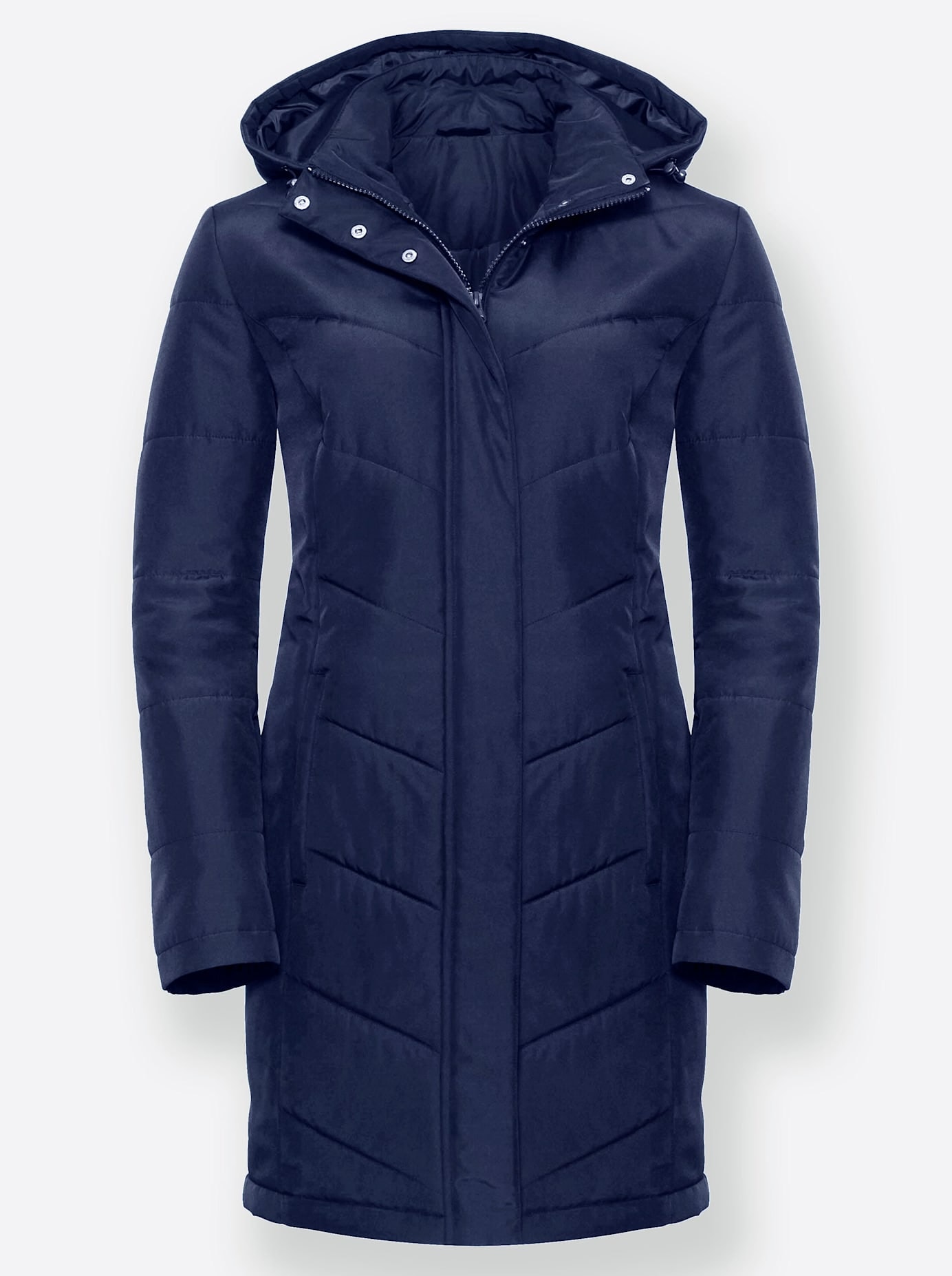 Classic Basics Langjacke mit Kapuze