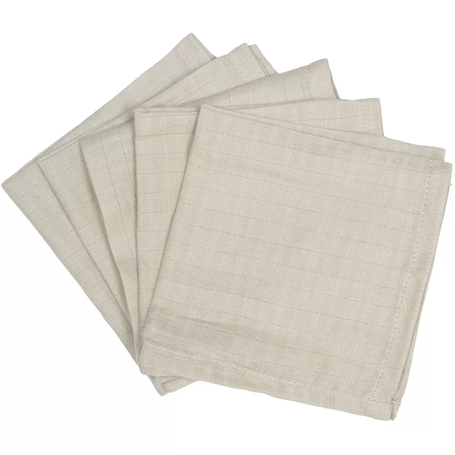 Müsli Waschlappen 5er-Pack Desertgreen
