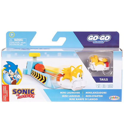 Sonic Spielzeug - Go Go Racers Mini Launcher - Tails