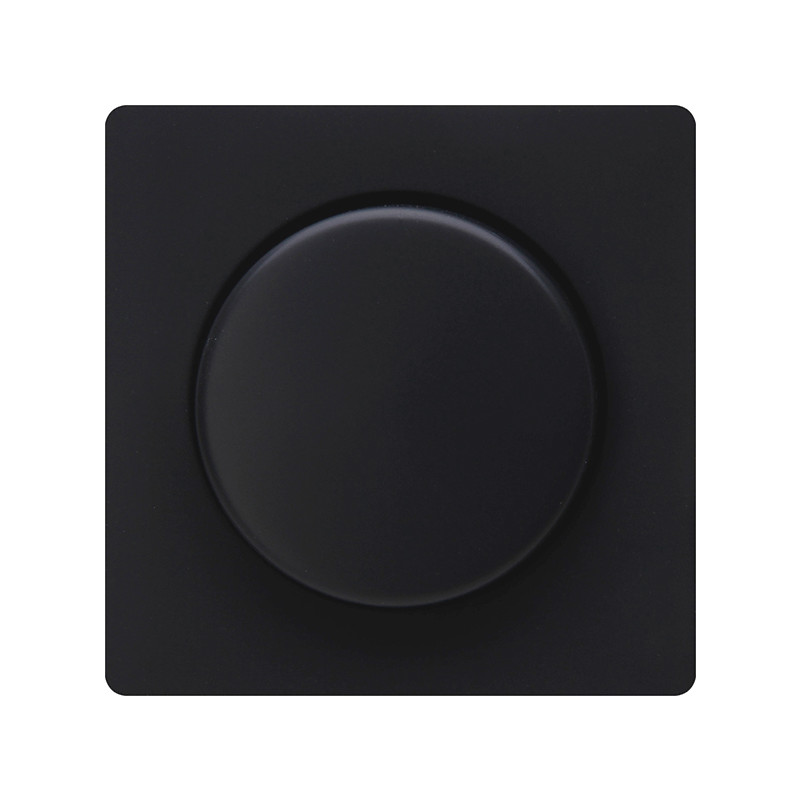 Kopp Paris centraalplaat dimmer Mat zwart