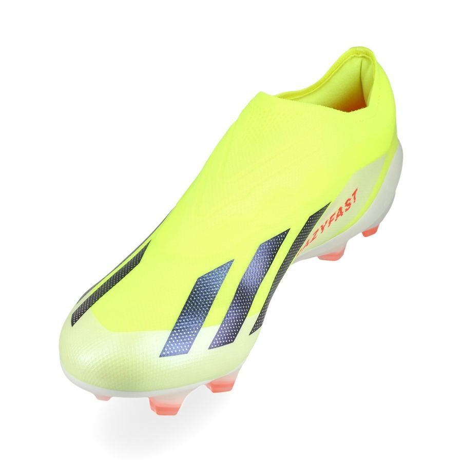 adidas X Crazyfast Elite Laceless FG Solar Energy - Jaune/Noir/Blanc