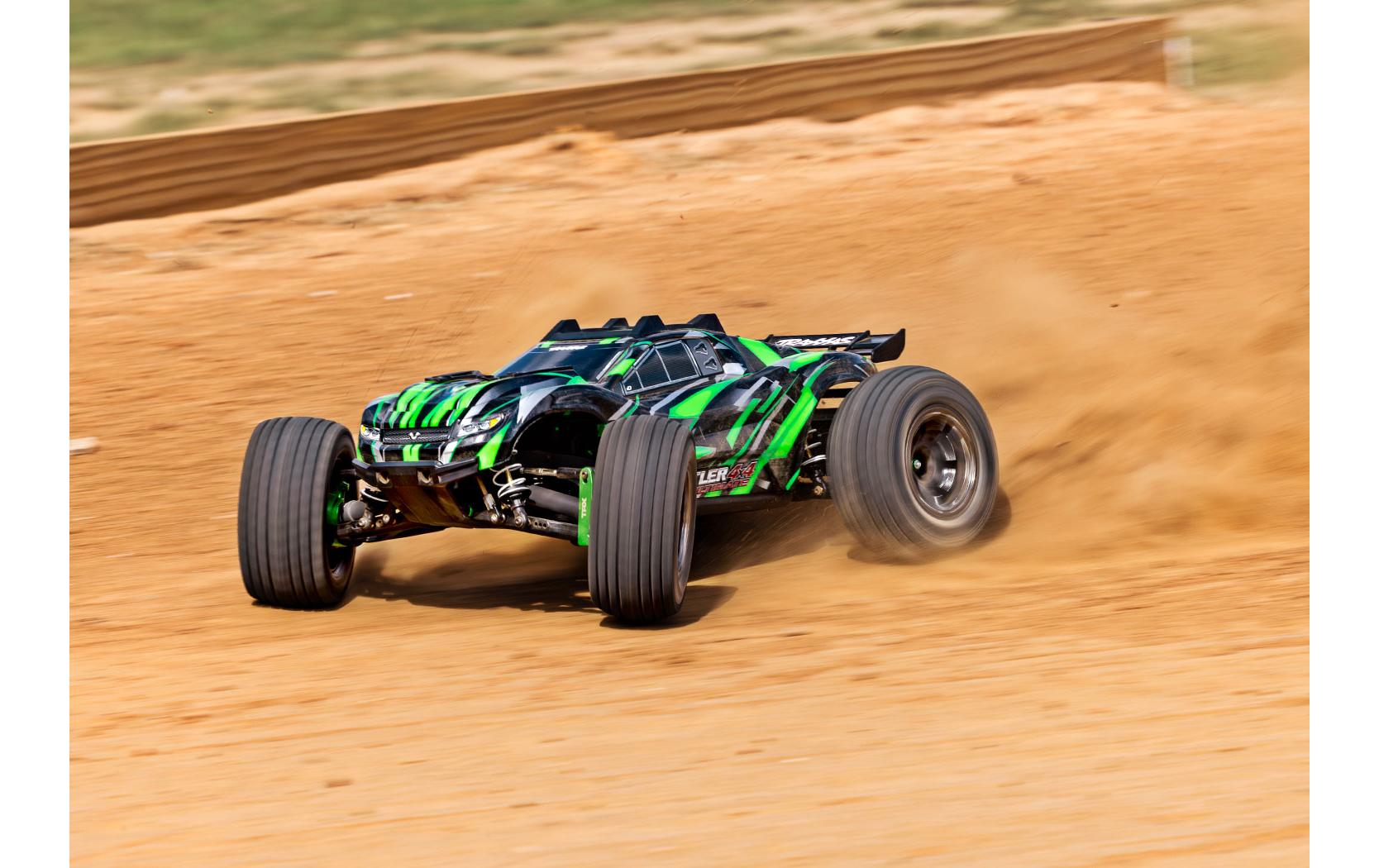 Stadium Truck Rustler 4x4 Ultimate Grün, ARTR, 1:10<br>4WD Stadium Truck mit Velineon VXL-3S Brushless Antrieb