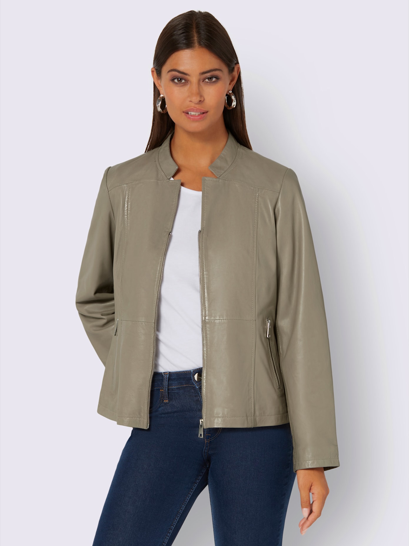 Blazer en cuir cuir véritable