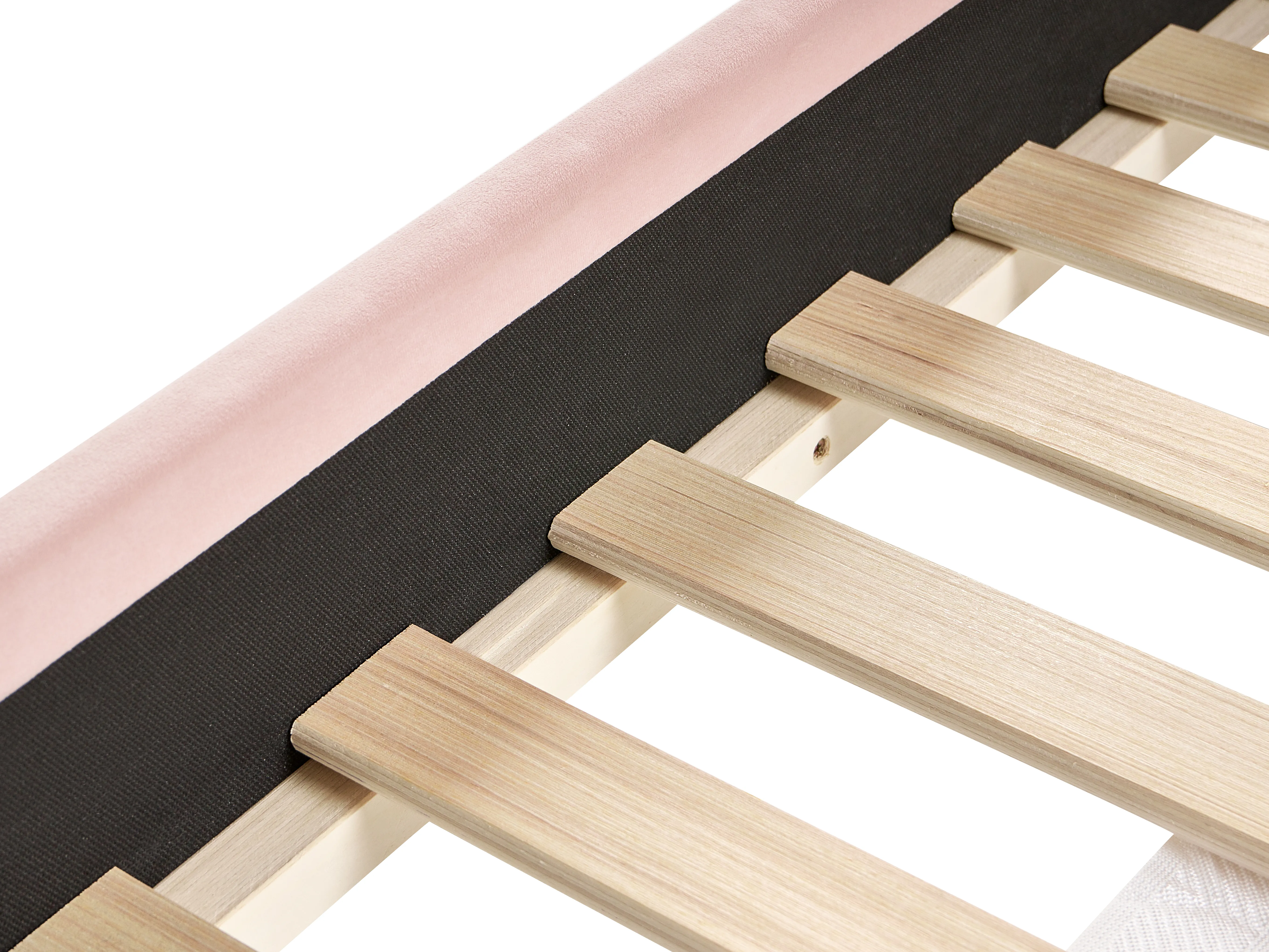 Hoogslaper Fluweel CHOCQUES 90 x 200 cm Pastelroze