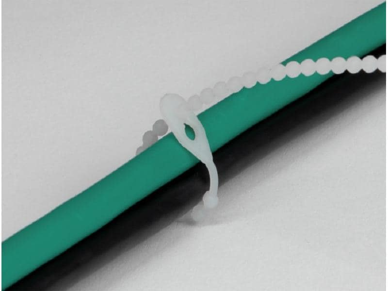 Delock Kabelbinder Schwarz/Weiss 120 mm x 3.6 mm, 100 Stück Blitzbinder