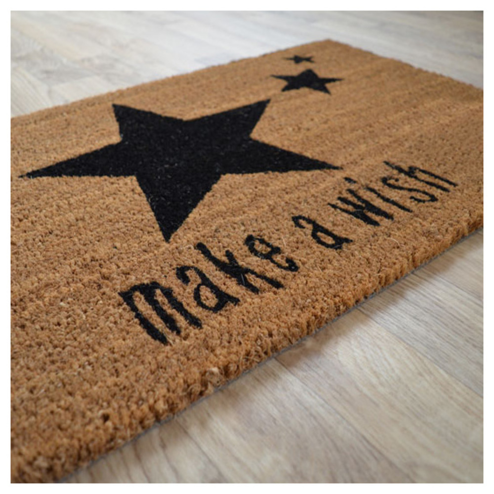 Paillasson coco 45 x 75 cm - étoiles
