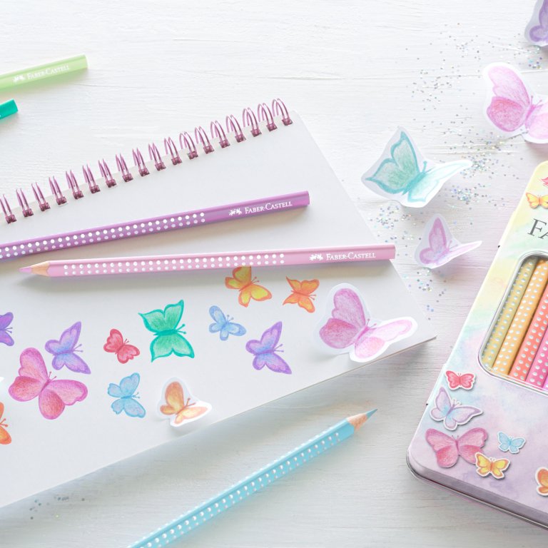 Faber-Castell Buntstifte Sparkle Pastell Set