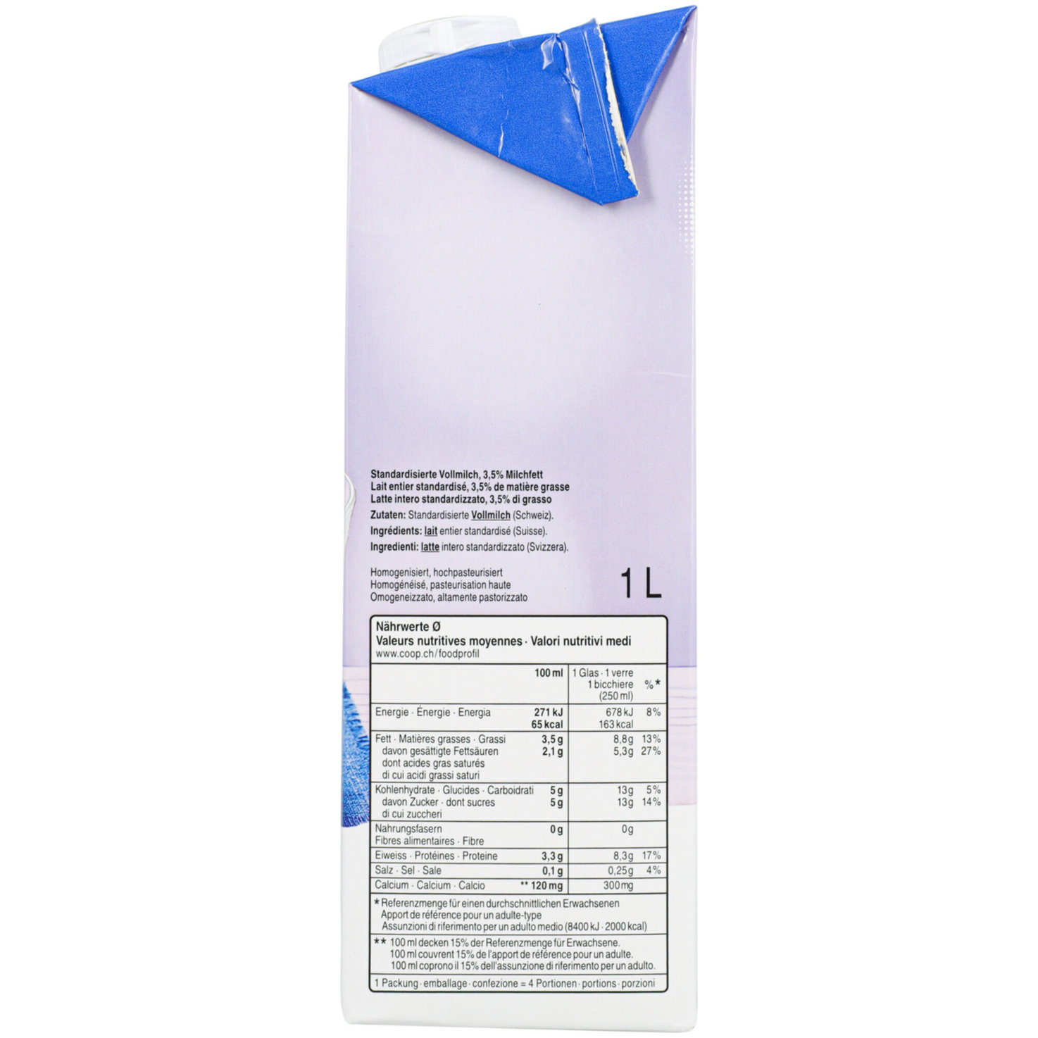 Prix Garantie Vollmilch 3.5%