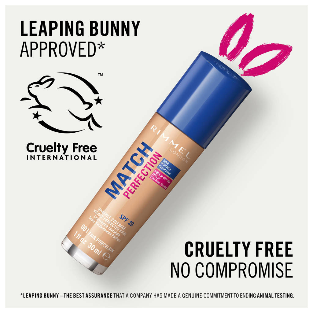 TopperMatch Perfection foundation - Fair Porcelain 001