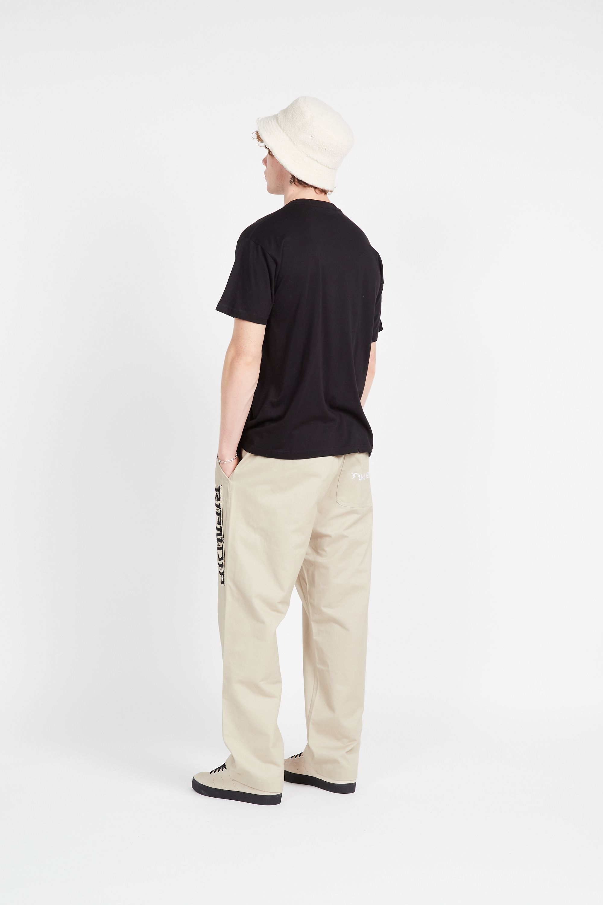 RIPNDIP Pantalon Lucky Nerm Wide Leg Drawstring Pants Beige
