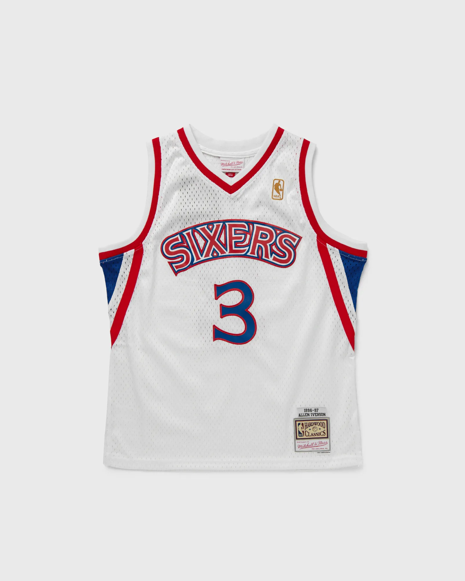 Mitchell & Ness NBA SWINGMAN JERSEY PHILADELPHIA 76ERS HOME 1996-97 ALLEN IVERSON #3