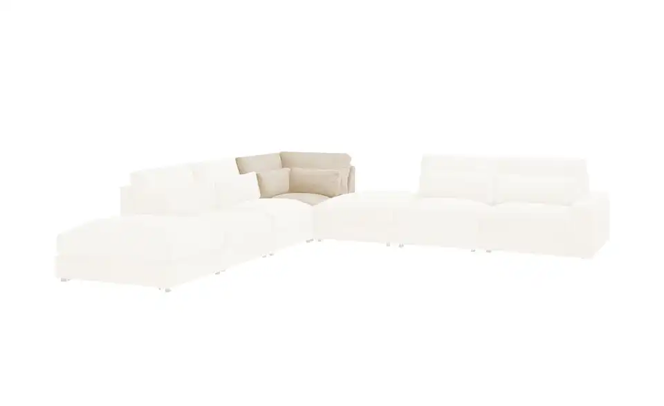 Element Branna Beige Cordstoff Ecke