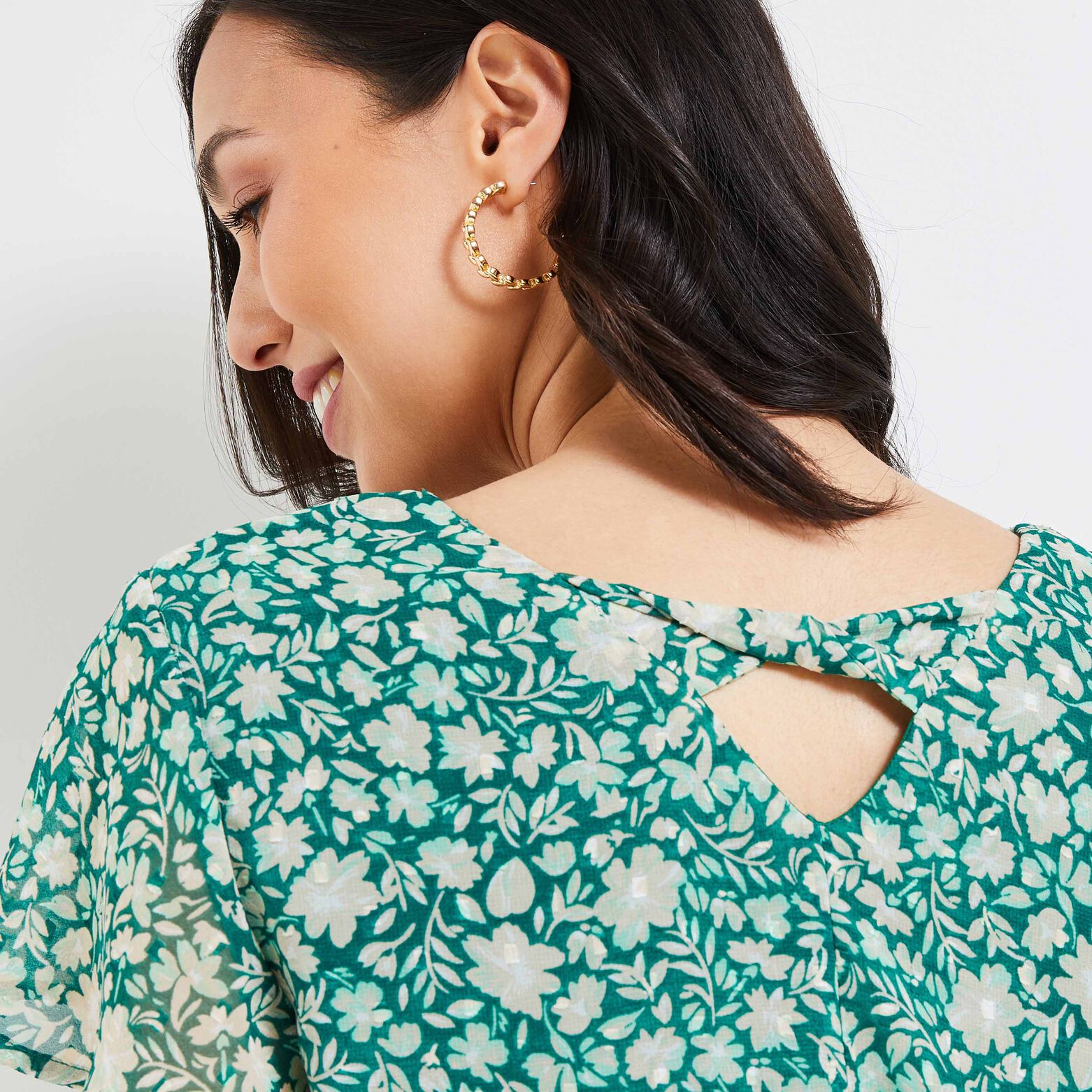 Robe imprimée femme