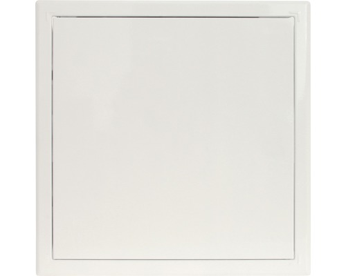 Softline Comfort inspectiedeur, gegalvaniseerde staalplaat, wit RAL 9016, met push-to-open schoot, 150 mm x 150 mm
