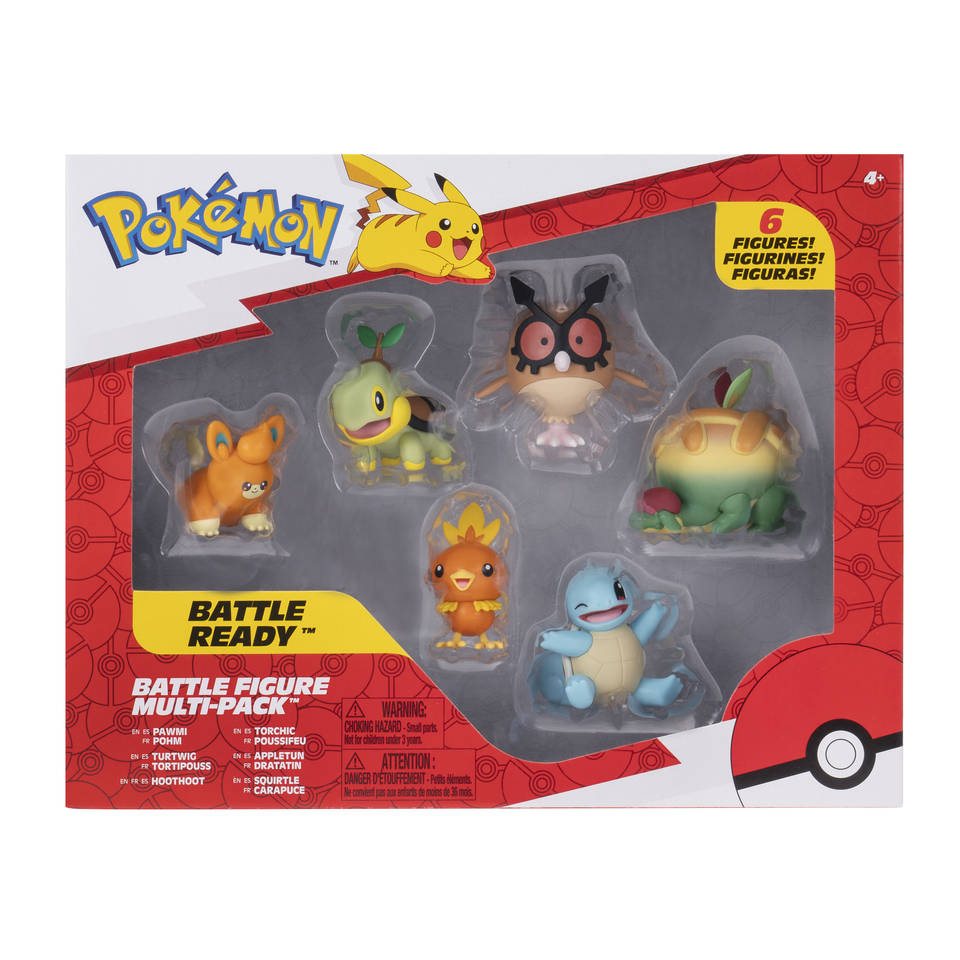 Pokémon gevechtsfiguur figurenset 6-delig