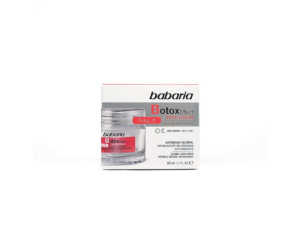 CREME ROSTO BABARIA EFEITO BOTOX 50ML