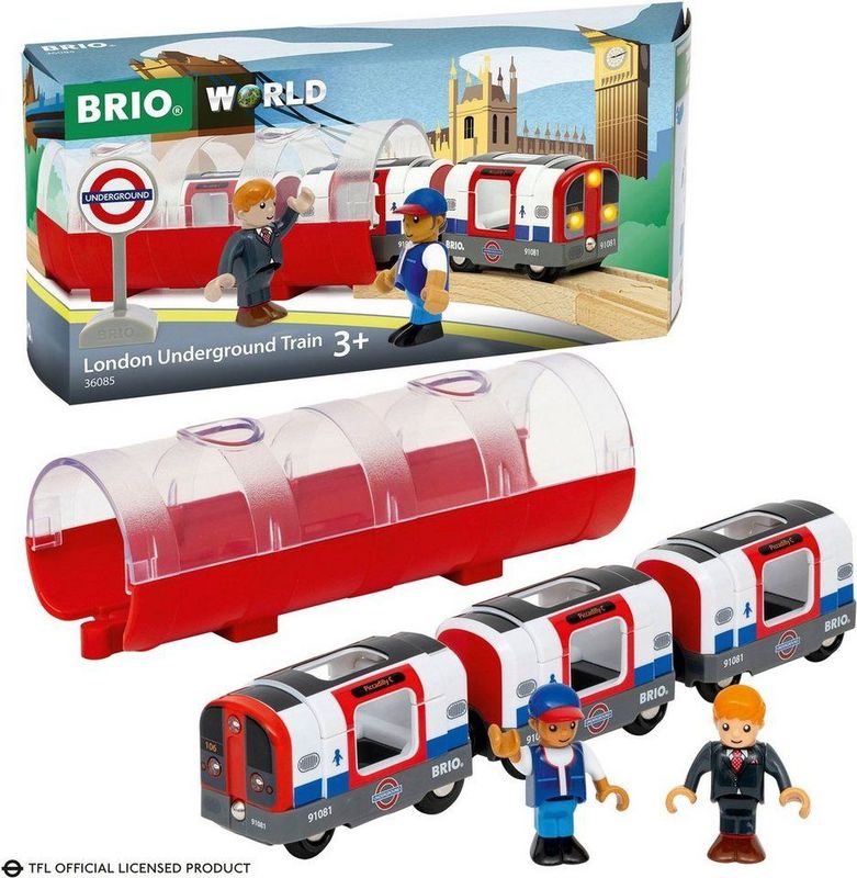Train - London Underground - Speelgoed - Inclusief 2 Personages - Geluiden en Lichten