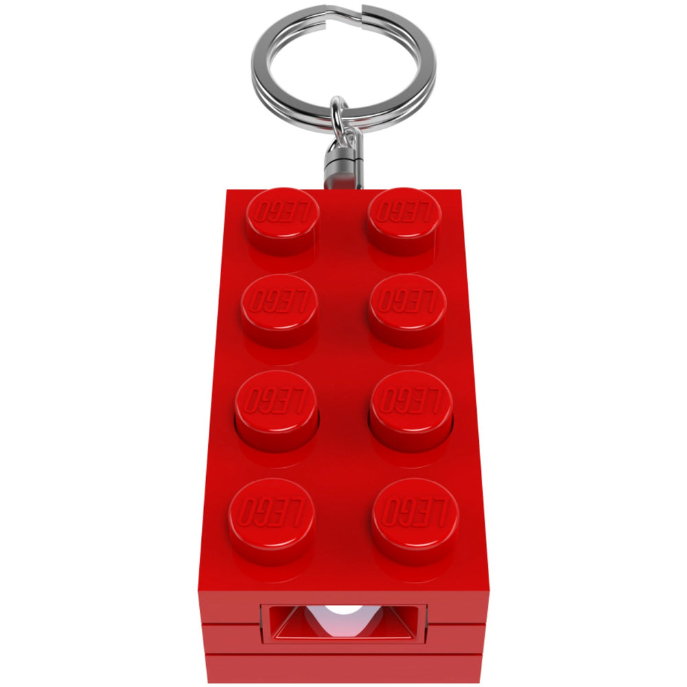 Køb Euromic Lego® Minifigurines™ Nøglering Med Lys 2X4 Brick Red