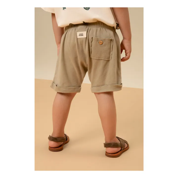 Studio Bohème Short Simon Jersey | Taupe