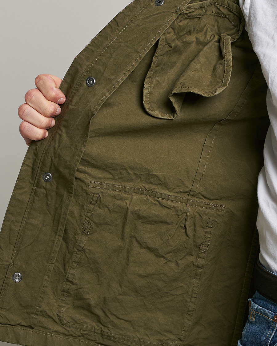 Barbour International Summer Wash Duke Jacket Dusky Green